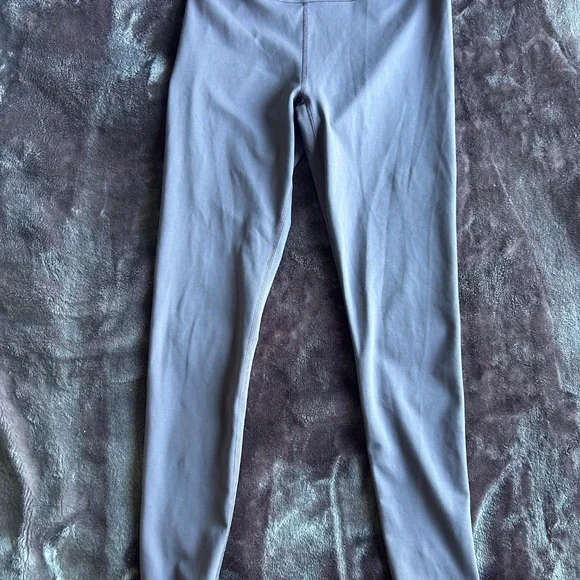 Uniqlo AIRism High-Rise Leggings Lavender Gray Size M - Picture 5 of 5